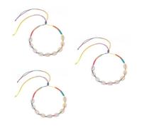 NZVCQVPU Lot de 3 colliers créatifs tendance Sea Beach J pour femme