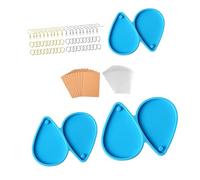 NZVCQVPU Lot de moules flexibles en silicone pour boucles d'oreilles, pendentifs, colliers et pendentifs