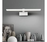NZVCQVPU Lumière murale miroir lumineux LED Éclairage d'éclairage de salle de bain Miroir moderne lumière avant, miroir de bain lampe en métal applique avec abat-jour en acrylique