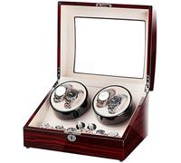 NZVCQVPU Montres Rectangle Automatic Watch Box Box Winder avec léger Ouvrir Le Couvercle et arrêter l'usure Protection Motion silencieuse 5 programmes Beaux paysages