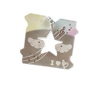 NZVCQVPU Multifauntaler Keyring Charm Music Note Pendant Sac Pendre Collier Maglier Accessoire Texture acrylique pour Musique Unique Nothing Wings