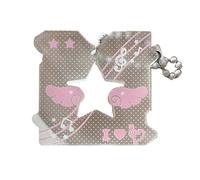 NZVCQVPU Multifauntaler Keyring Charm Music Note Pendant Sac Pendre Collier Maglier Accessoire Texture acrylique pour Musique Unique Nothing Wings