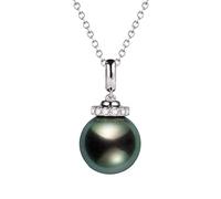 NZVCQVPU Pendants pour femmes, noir avec blanc 0,15carat vs1-vs2 bonne pierre précieuse luxueuse dames cadeau