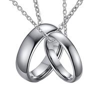 NZVCQVPU Pour les couples, les couples pour lui et son anneau poli personnalisé en tungstène 4 mm 6 mm pour mari