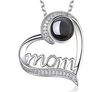 NZVCQVPU Pour les femmes, des colliers de chaîne maman en acier avec des bijoux en zircone