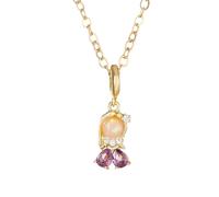 NZVCQVPU Pour les femmes, les contes Sweet Princess Elegant Sparkle Flower, Collier, Fairy Tinkerbell Holiday