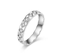 NZVCQVPU Simple Ring Titanium Steel's Saint Valentin Retro Retro Birthday Party Cadeau de luxe, 6.0, Standard, Standard