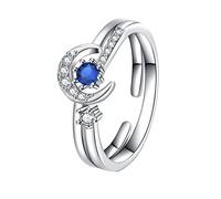 NZVCQVPU Star Moon Set Accessoire romantique empilable chic pour femmes