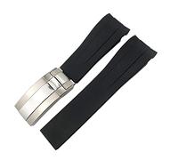 NZVCQVPU Strap 20mm 21mm Fit DEEPSEA Sea-Dweller Submariner Waterproof Sports Silicone Watch Strap