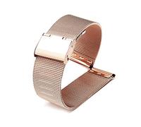 NZVCQVPU STRAPE MONTRE MESH SORDE D'ACIER INOXED 8 mm 10 mm 12 mm 14 mm 16 mm 18 mm 20 mm 22 mm 24 mm Remplacement du bracelet pour hommes