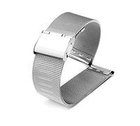 NZVCQVPU STRAPE MONTRE MESH SORDE D'ACIER INOXED 8 mm 10 mm 12 mm 14 mm 16 mm 18 mm 20 mm 22 mm 24 mm Remplacement du bracelet pour hommes