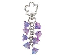 NZVCQVPU TRENDY FLOWER THEME CLÉS RINGS FLORAL PENDANT PENDANT COLORFUR ORNAMENT ORNAMENT PORTABLE ACCESSOIR DE LA CHAPLE TÉLÉPHONE POUR LES FEMMES