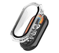NZVCQVPU Verre de boîtier pour xiaomi mi-bande 9 anti-scratch couvercle de protection tout autour du pare-pare-écran de protecteur PC tout autour