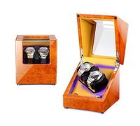 NZVCQVPU Watner Winder LED Illumination Automatic Wather Winder 2 Montres Paint Paint Peinture Box 5 Mode DE Rotation Moteur Silent (B) Watch Winder