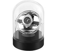 NZVCQVPU Winder Wind Winder Watch Board Moteur Calme Tourne à 360 degrés Transparent en Verre Transparent Beau Paysage