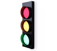 NZVZGKTNTW Applique Murale LED Rouge Et Verte avec Télécommande, Signalisation De Passage Piéton, Idéale for Un Café Ou Un Bar(Single Sided with Remote Control)