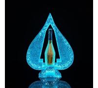 NZVZGKTNTW Casier À Vin Ace of Spades Champagne VIP Bouteille Présentateur Facturable for Bar/Discothèque/Villa/Fête Privée, Acrylique Creative Boîte À Bouteille De Vin