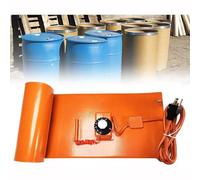 NZVZGKTNTW Chauffe-fût en Silicone De 18 À 200 L, Kit De Chauffage pour Fût, Bande Chauffante 30 °C À 150 °C, Coussin Chauffant Électrique(150L 250x1520 1800W)