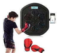 NZVZGKTNTW Machine De Boxe Électronique Musicale, Fixée Au Mur avec des Gants, Écran LCD, Affichage des Données De L'application Bluetooth, Équipement D'entraînement for Sac De Boxe Intelligent