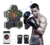 NZVZGKTNTW Machine De Boxe Musicale Bluetooth Intelligente, Mode Et Vitesse Réglables, Sac De Boxe Mural avec Gants De Boxe for Enfants/Adultes, Réaction Œil-Main