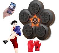 NZVZGKTNTW Machine De Boxe Musicale Intelligente, Boxeur Musical Mural avec Gants De Boxe, Mode Vitesse 9 Vitesses, Soulagement du Stress, for La Maison, La Salle De Sport, Le Taekwondo