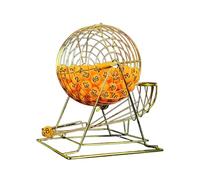 NZVZGKTNTW Machine De Loterie Bingo, Tirage Au Sort, Idéale for Les Jeux en Grand Groupe, Les Fêtes Et Les Événements, Tirage Au Sort dans Les Supermarchés(Gold)