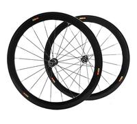 NZVZGKTNTW Paire De Roues De Vélo De Route 700C, Jante en Alliage D'aluminium 40/50 Mm, Freins À Disque/C/V, Moyeu 20H À Dégagement Rapide for Roues 7, 8, 9, 10, 11 Vitesses(Black,50mm C/V)