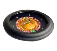 NZVZGKTNTW Roue De Roulette De Luxe De Qualité Casino De 45,7 Cm, Haute Brillance, Jeu De Roulette avec Double Disposition Zéro Et 2 Boules De Roulette for Jeu De Nuit À La Maison
