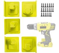 NZWBSHSSP Lot de 5 porte-outils muraux pour batterie 18 V avec vis pour atelier, garage, outils électriques