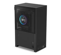 NZXT Boîtier PC H2 Flow – Mini‑ITX 20,7 L, flux d'air, 2x120 mm sup., Riser PCIe 5.0 – Noir