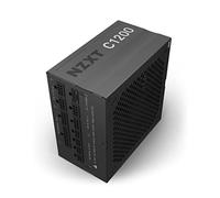 NZXT C1200 - PA-2G1BB-EU - Bloc d’Alimentation ATX 1200 Watts pour PC Gaming-Certifié 80+ Gold-Entièrement modulaire-Ventilateur FDB Silencieux 135 mm- Garantie 10 Ans - Noir