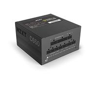 NZXT C650 NP-C650M-UK Bloc d'alimentation 650 W Certifié Or 80+ Contrôleur de Ventilateur Hybride Silencieux Roulements dynamiques fluides Design modulaire Câble gainé Alimentation ATX Gaming