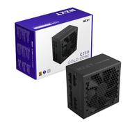 NZXT C750 Gold Core - Alimentation ATX 3.1 750W - 80 Plus Gold - Cybenetics Platinum - Entièrement modulaire - PCIe 5.1 300W 12V-2x6 - Ventilateur Zéro RPM - Condensateurs 105°C - Noir