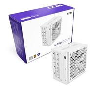NZXT C850 Gold ATX 3.1 - Alimentation PC Gaming entièrement modulaire à Faible Bruit - 850 Watts - 80 Plus Gold - Connecteur 12V-2x6 - Mode zéro Ventilateur - Condensateurs 100% Japonais - Blanc