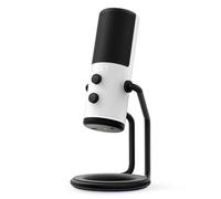 NZXT Capsule - AP-WUMIC-W1 - Microphone de streaming USB - Audio de haute qualité - Diagramme polaire cardioïde unidirectionnel - Prise de voix haute résolution - Blanc
