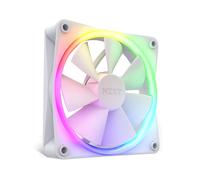 NZXT F120 RGB Triple Pack - Ventilateur 120mm Boitier PC - 500-1800 RPM - 17.2-27.5 dBA - 13.94-50.18 CFM - Roulement FDB - Blanc - 3 Unités