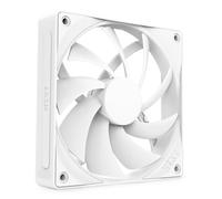 NZXT F120Q | Ventilateur Silencieux de 120 mm pour boîtier de PC | Entrée ou Sortie | Structure biseautée pour Un air concentré | Paliers hydrodynamiques | Bruit Faible | Commande MLI | Blanc