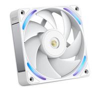 NZXT F120X Ventilateur Performance - 120mm PWM RGB PC - Flux & pression max - Faible bruit - Cadre & pales LCP - Palier magnétique à fluide dynamique - Blanc