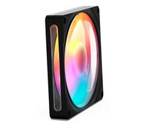 NZXT F140 RGB Ventilateur - Ventilateur de boîtier PC PWM 140 mm - Éclairage RGB éclatant 8 LED - Palier à fluide dynamique - Compatible NZXT CAM - Noir
