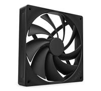 NZXT F140Q | Ventilateur silencieux de 140 mm pour boîtier de PC | Entrée ou sortie | Structure biseautée pour un air concentré | Paliers hydrodynamiques | Bruit faible | Commande MLI | Noir