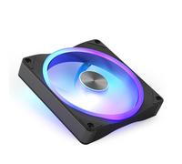 NZXT F140U Ultra RGB - Ventilateur PWM 140 mm pour boîtier PC - Éclairage RGB multi-zone - Ultra-silencieux sous 37 dBA - Palier hydrodynamique - Compatible NZXT CAM - Noir