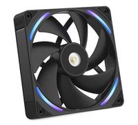 NZXT Ventilateur PC F140X - 140mm PWM RGB, pales LCP, palier magnétique, faible bruit - Noir