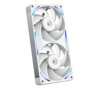 NZXT Ventilateur F240X – 2x120 mm PWM RGB, LCP, palier magnétique, faible bruit, blanc
