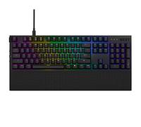 NZXT Function 2 - Clavier de Jeu Optique Pleine Taille - Taux d'interrogation de 8K - Commutateurs optiques linéaires - Actionnement Ajustable - Touches PBT à Deux Coups - RGB - Noir US (QWERTY)