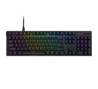 NZXT Function Clavier mécanique Gamer pour PC - Éclairant - Switches RGB linéaires - Switches compatibles MX - Switches remplaçables à Chaud - Clavier Gamer Mecanique | en (QWERTY) Noir