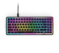 Clavier Gaming NZXT Function Elite MiniTKL Magnétique RGB - Activation Réglable, Switches à Effet Hall Double Rail, TAUX D'INTERROGATION 8K - Son et Sensation de Frappe Améliorés - UK QWERTY - Noir