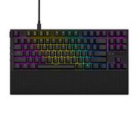 NZXT Function Mini TKL 2022 Clavier de Jeu mécanique pour PC - Lumineux - Commutateurs RVB linéaires - Interrupteurs compatibles MX - Échange à Chaud - Coque en Aluminium - Blanc US (QWERTY)
