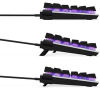 NZXT Function Mini TKL Clavier mécanique Gamer pour PC - Éclairant - Switches RGB linéaires - Switches compatibles MX - Switches remplaçables à Chaud - Clavier Gamer Mecanique DE (QWERTZ) Blanc