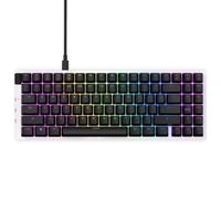NZXT Function Mini TKL Clavier mécanique Gamer pour PC - Éclairant - Switches RGB linéaires - Switches compatibles MX - Switches remplaçables à Chaud - Clavier Gamer Mecanique | en (QWERTY) Blanc
