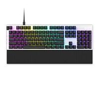 NZXT Function TKL 2022 Clavier de Jeu mécanique pour PC - Lumineux - Commutateurs RVB linéaires - Interrupteurs compatibles MX - Échange à Chaud - Coque en Aluminium - Blanc US (QWERTY)